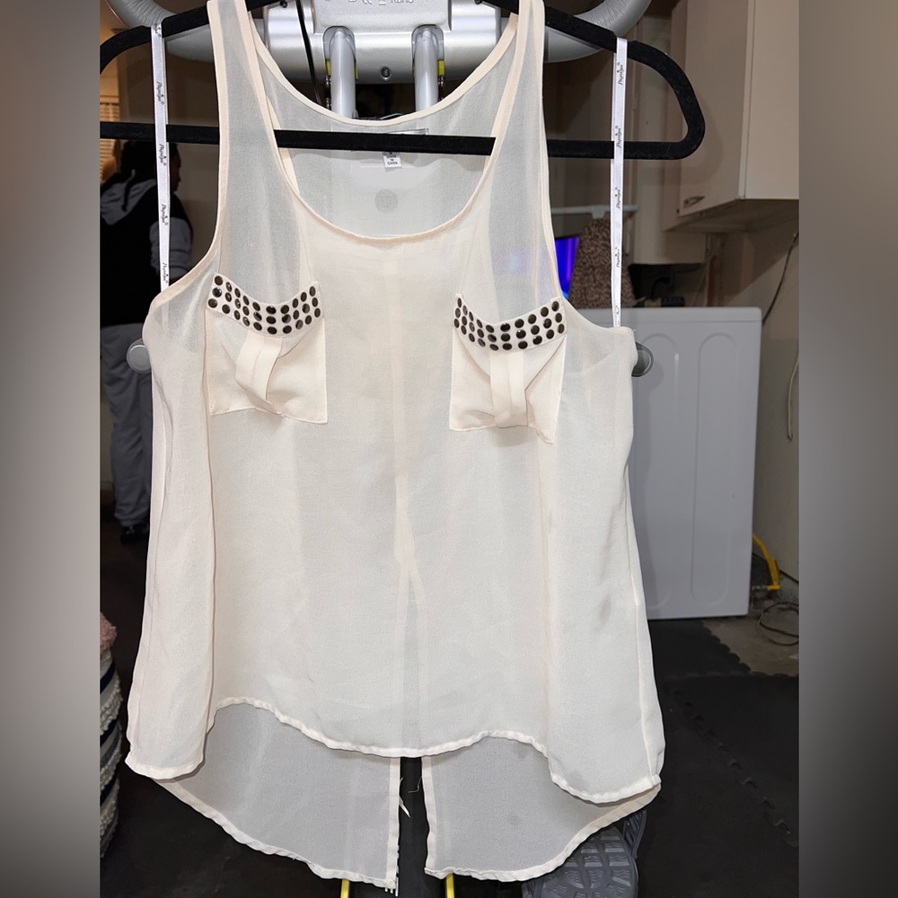 Sheer small blouse